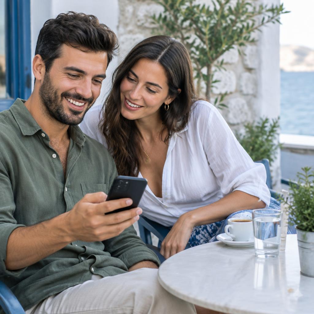Φίλοι με κινητό — παράδειγμα συμμετοχής